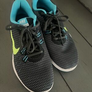 Nike Training Shoes Black and Blue